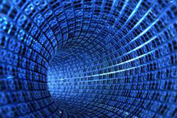 Revolutionary Tunnel Tunnel of Binary Code